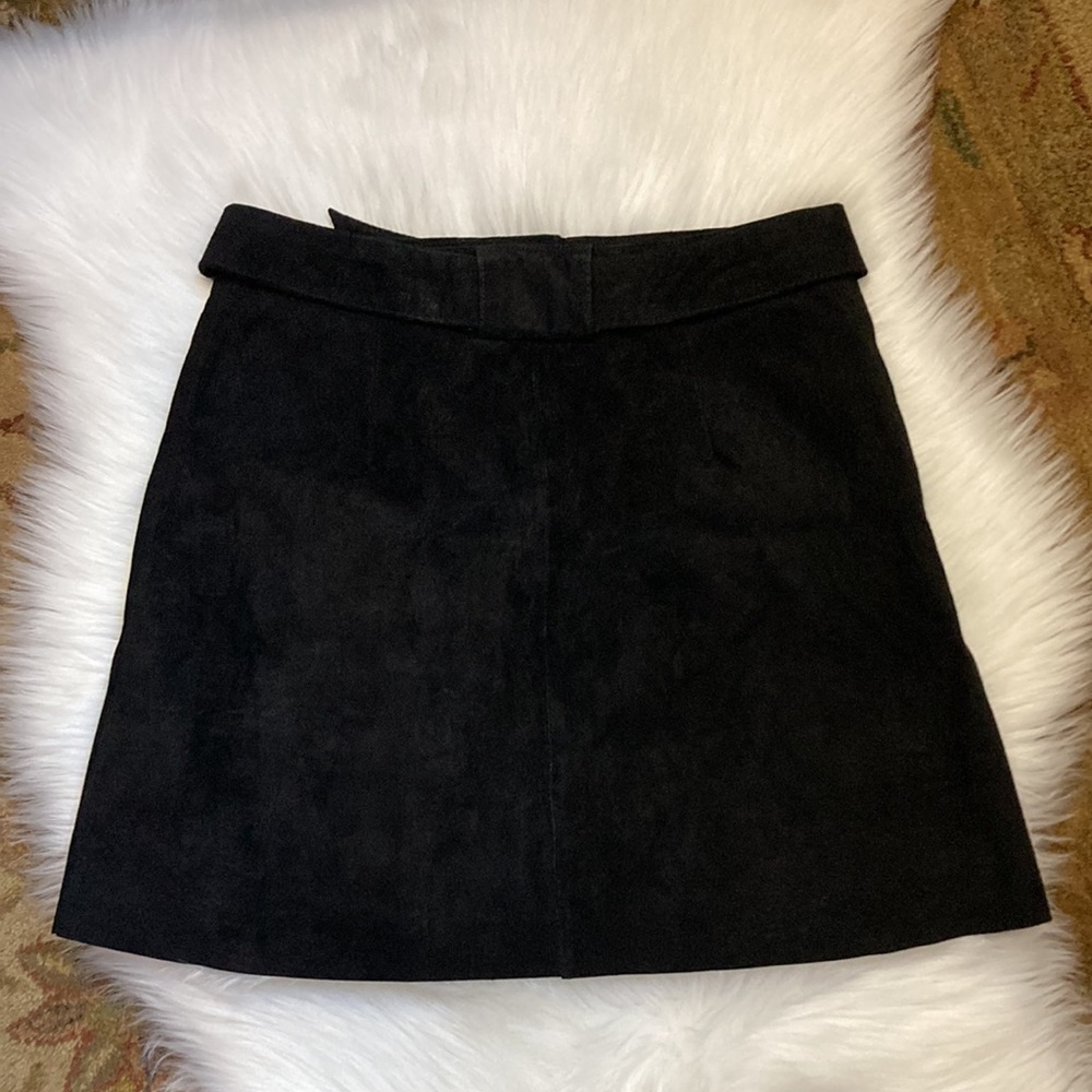 Zara Black Suede skirt - Picture 4 of 6